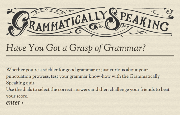 Staples Grammar Quiz 1