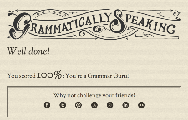 Staples Grammar Quiz 4